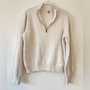 Universal Thread women’s quarter zip sweater, size large